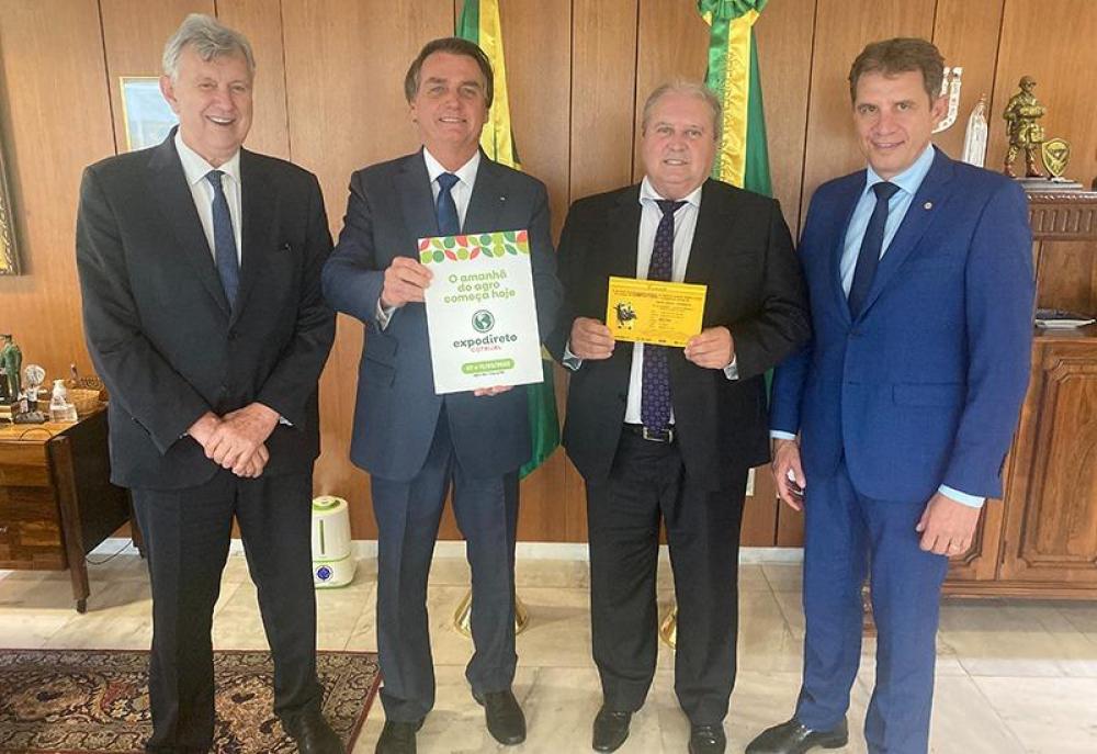 Mânica convida Bolsonaro para Expodireto 2022